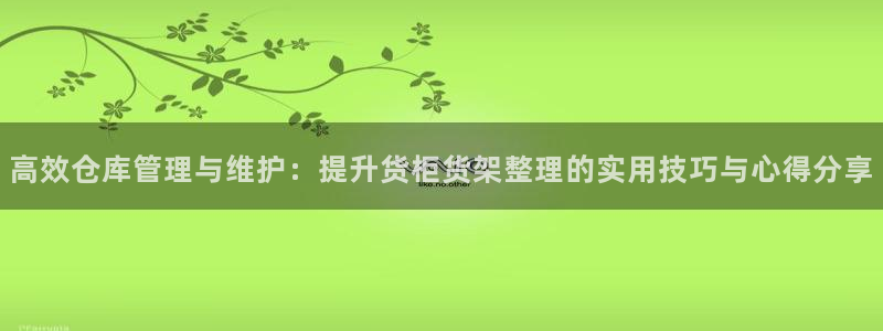 杏运汽车招商：高效仓库管理与维护：提升货